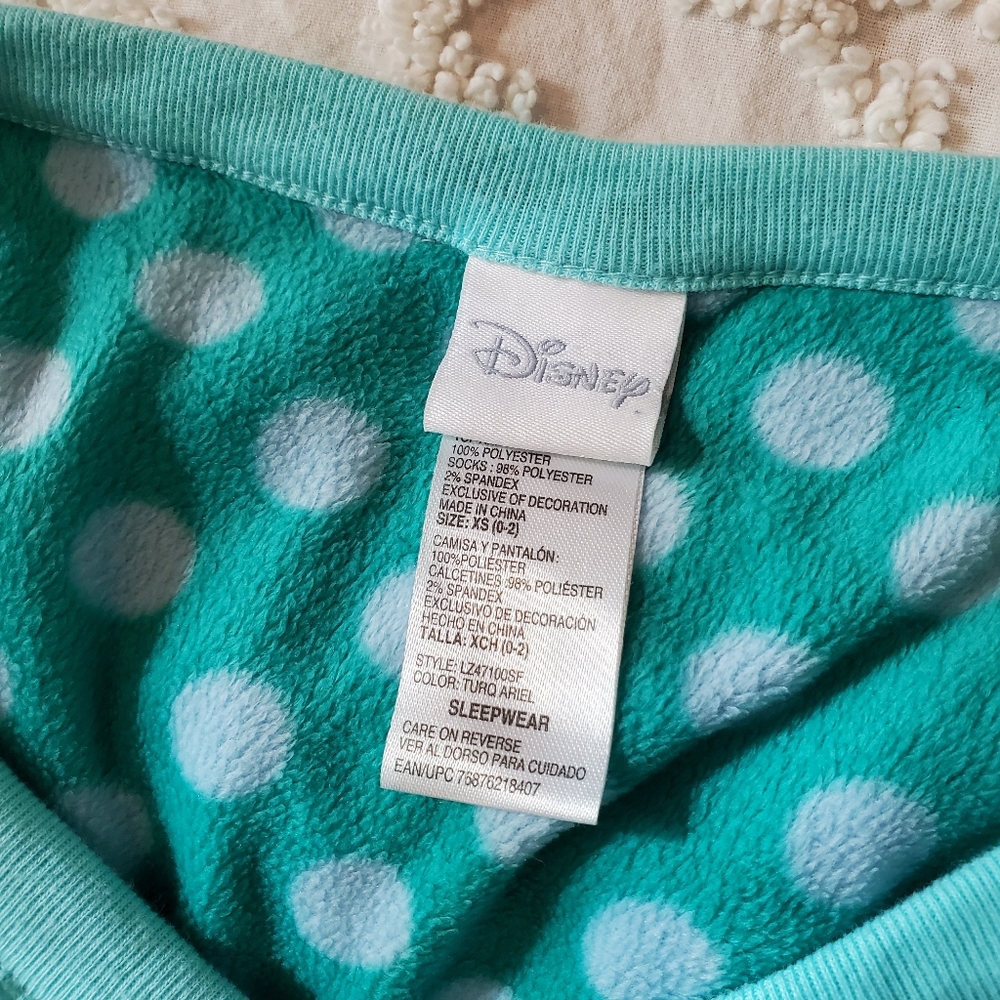 Teal Little Mermaid PJ Set - Picture 3 of 3